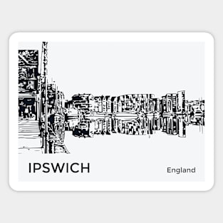 Ipswich England Magnet